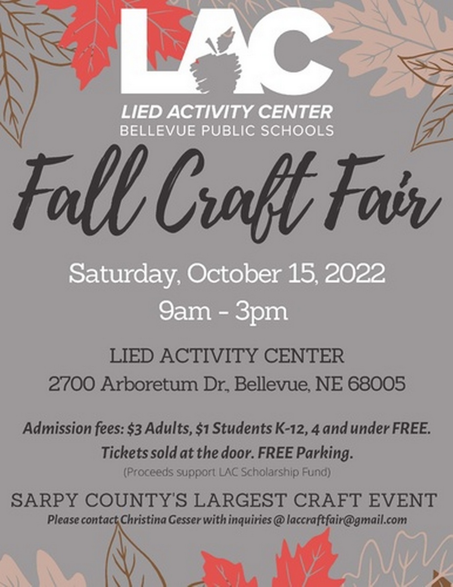 Lied Activity Center's 11th craft fair - Oct 15, 2022