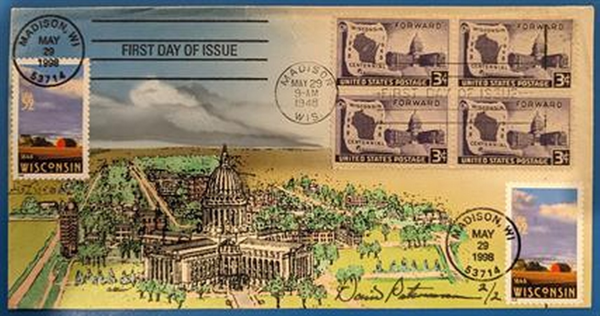 Now Showing Celebrating Wisconsin s Centennial through Stamps