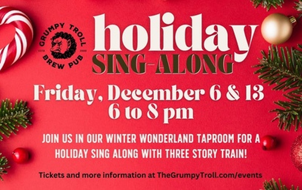 Holiday Sing-Along at the Grumpy Troll - Dec 13, 2024