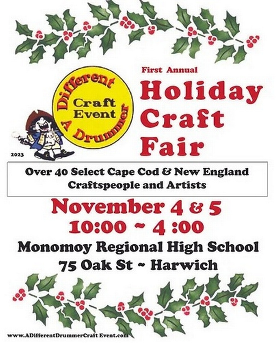 A Different Drummer Holiday Craft Fair Nov 5, 2023 Brewster MA