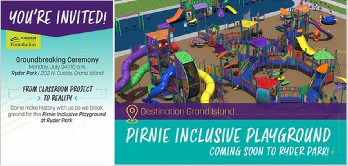 Groundbreaking Ceremony for Pirnie Inclusive Playground Coming to Ryder  Park Soon! - Jul 24, 2023 - Grand Island Area Chamber of Commerce, NE