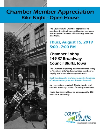 Chamber Member Appreciation - Bike Night/Open House