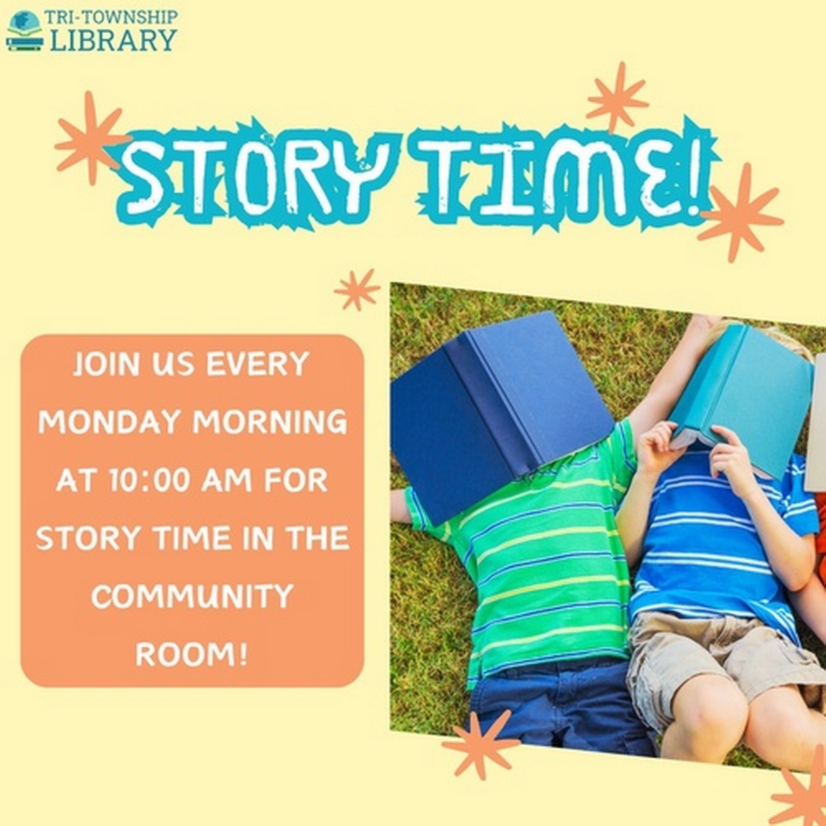 Story Time at the Tri Township Public Library Nov 17 2025 Troy Story Time at the Tri Township Public Library Nov 17 2025 Troy