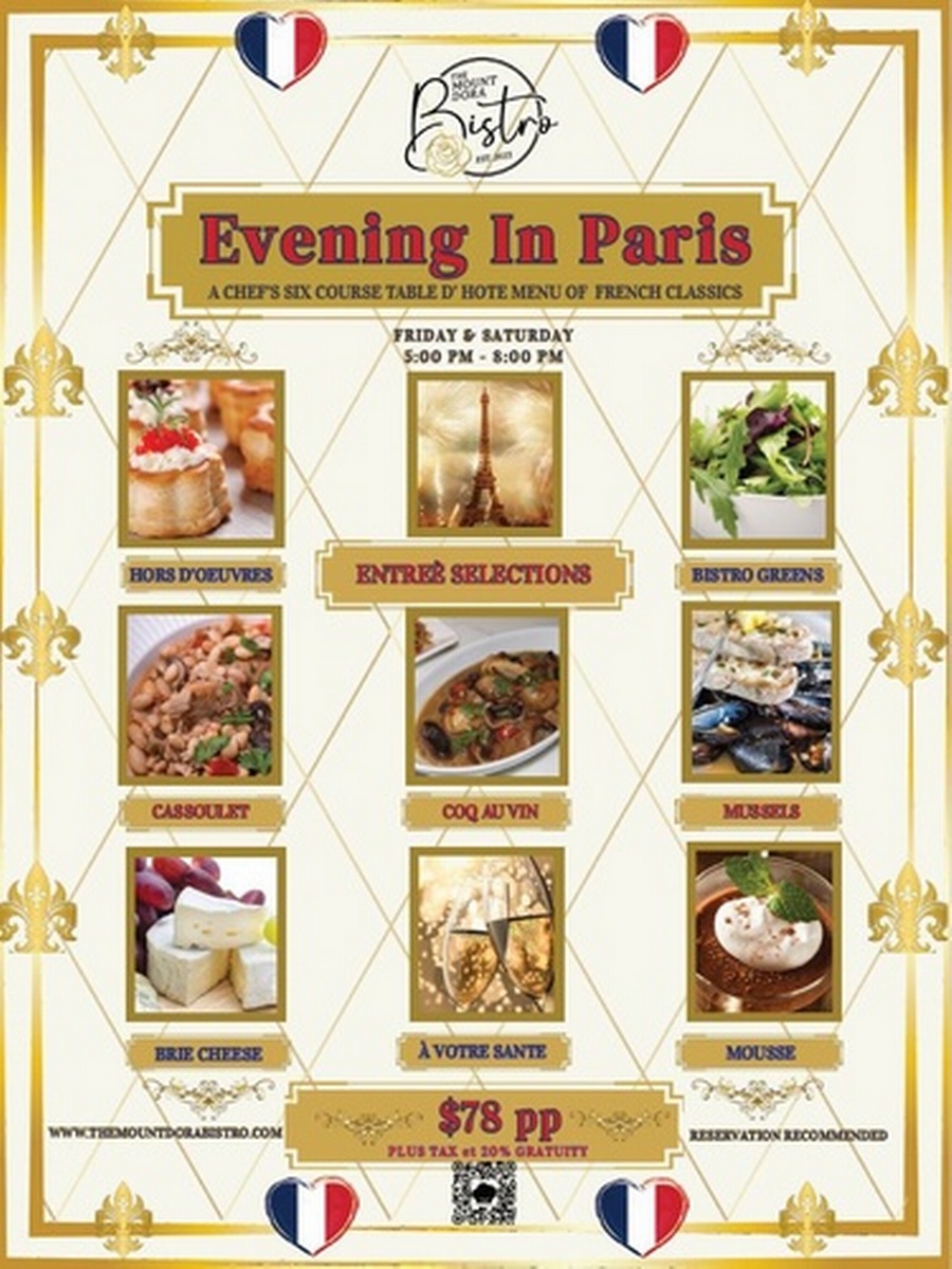 EVENING IN PARIS - The Mount Dora Bistro