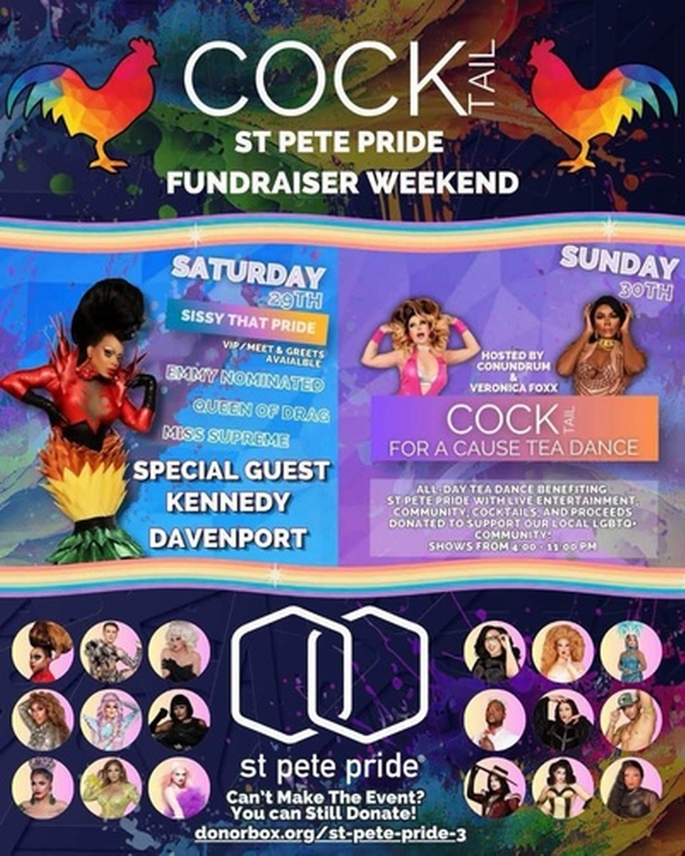 St Pete Pride Fundraiser Weekend at COCKtail
