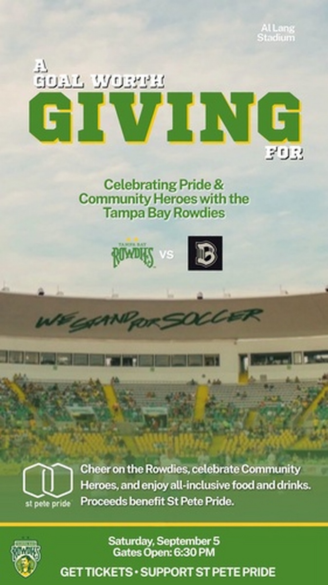Pride Community Heroes at the Tampa Bay Rowdies