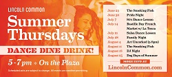 Summer Thursdays at Lincoln Common: 2nd Annual Art Uncorked