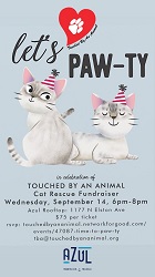 Let’s Paw-ty with Touched by an Animal and Azul