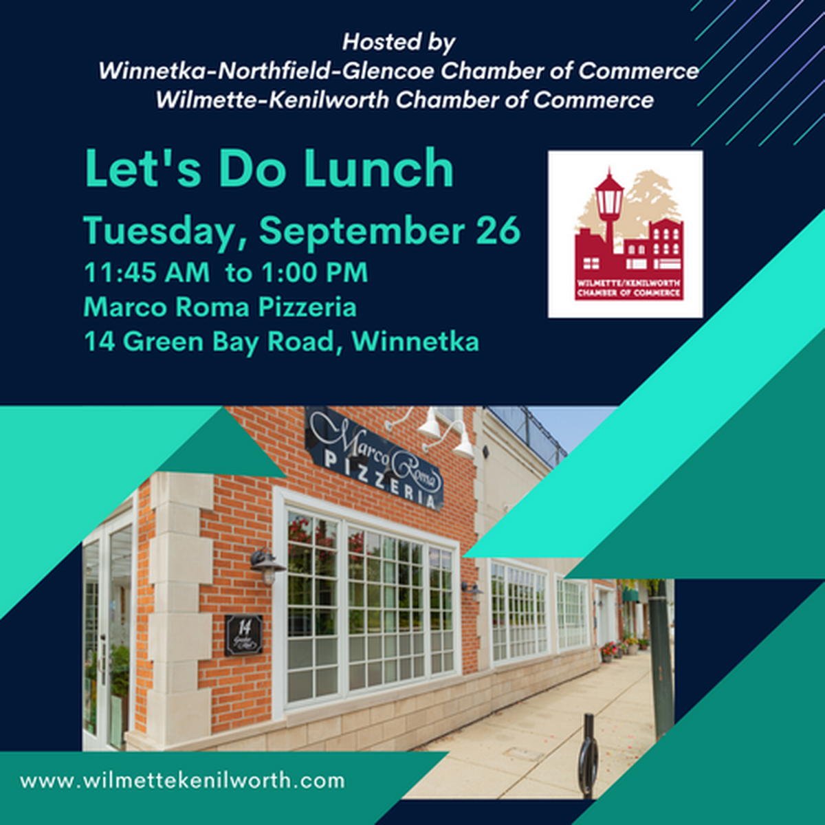 Let's Do Lunch - Jun 25, 2024 - Wilmette Kenilworth Chamber of Commerce