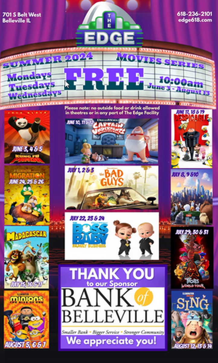 Free Summer Movies at The EDGE - Jun 18, 2024