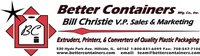 Better Containers Mfg. Co. Inc.