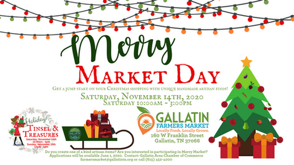 Merry Market At The Gallatin Farmers Market Nov 14 2020
