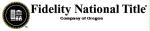 Fidelity National Title Co. of Oregon