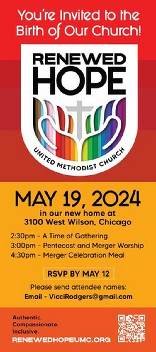 Merger Worship and Celebration Meal at Renewed Hope UMC May 19, 2024
