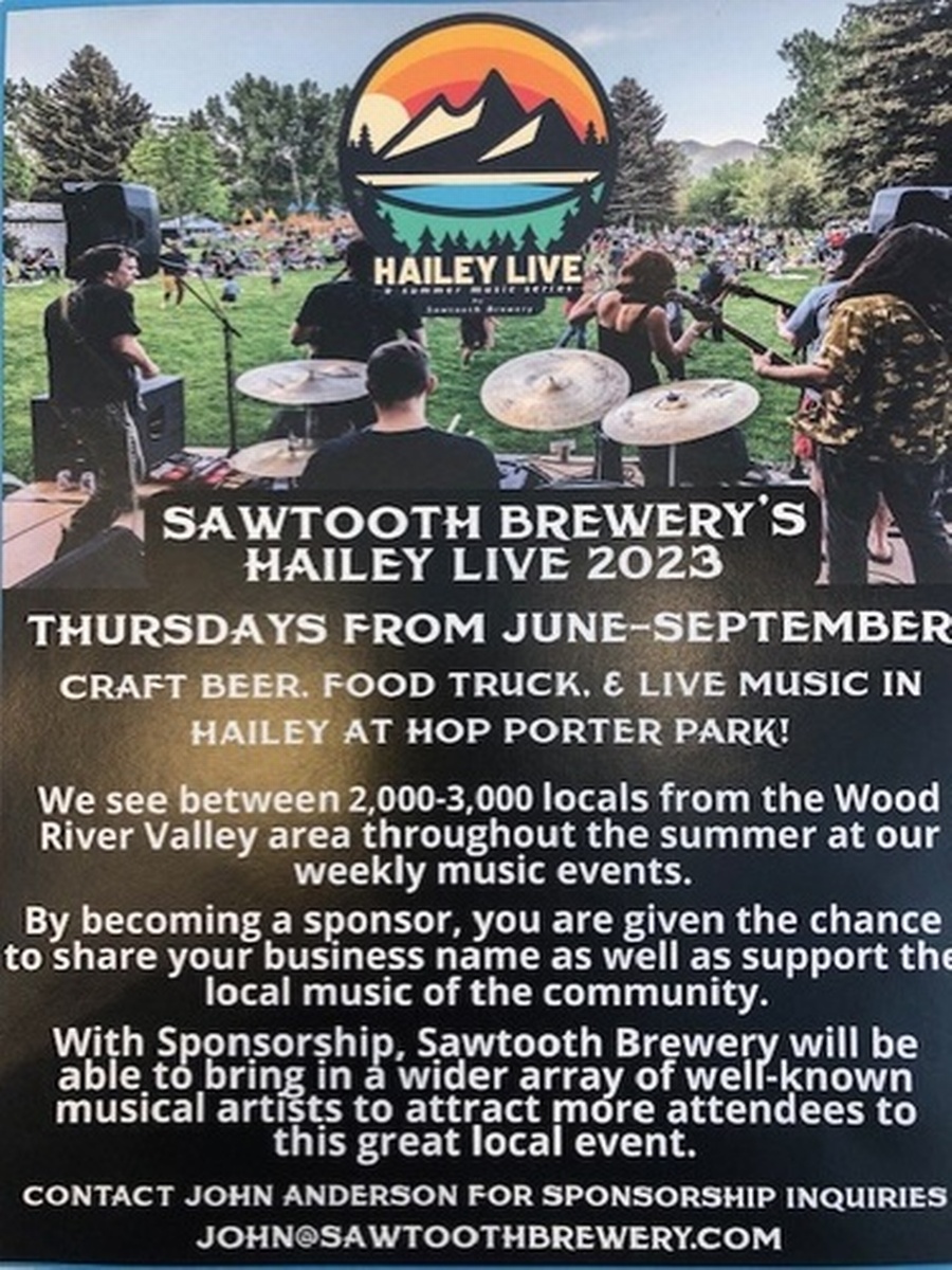 HAILEY LIVE 2023 Sep 7, 2023 Discover the Wood River Valley