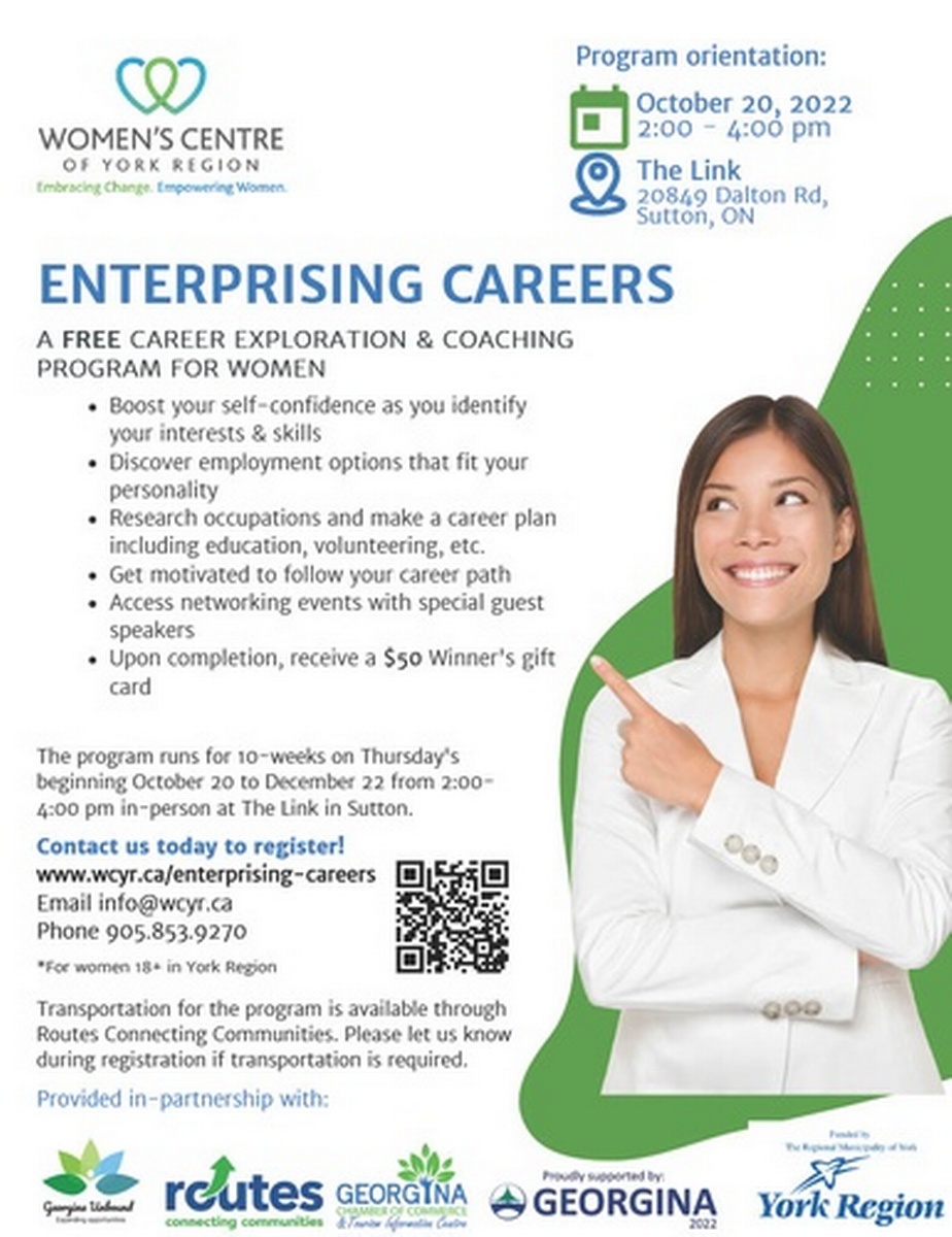 ENTERPRISING CAREERS - A FREE CAREER EXPLORATION & COACHING PROGRAM FOR ...