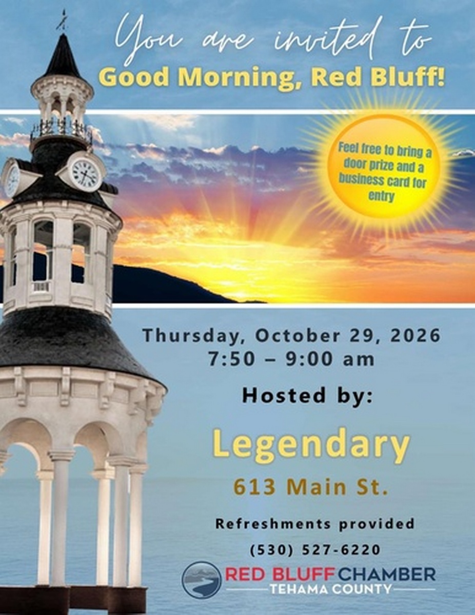 GOOD MORNING RED BLUFF (October 29, 2026)
