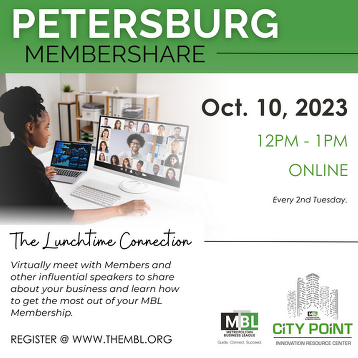 Petersburg Member Share Virtual Event - Oct 10, 2023 - Events