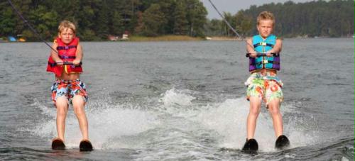 Watersports are wonderful in the clean, open waters of the Whitefish Chain Region.