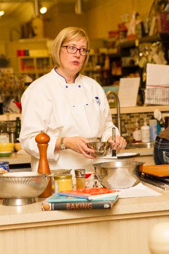 Susan Holding teaching a Cooking Class Susan Holding teaching a Cooking Class