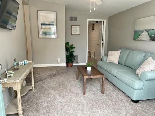 The Beach House living room