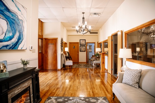 Foyer of Mckibben Funeral Home