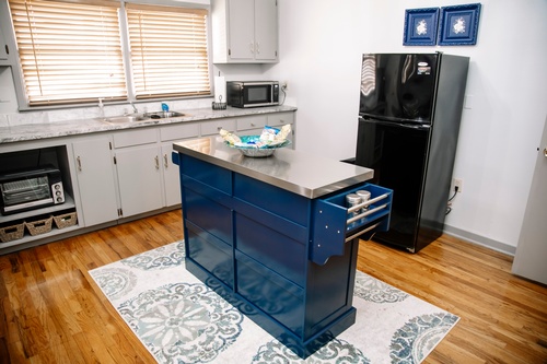 Kitchen connected to Event Room in Mckibben Funeral Home