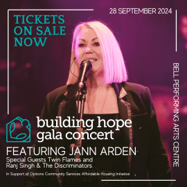 Options Building Hope Gala Concert Featuring Jann Arden