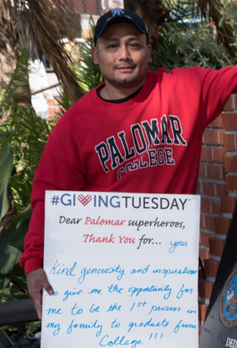 PALOMAR COLLEGE STUDENT GIVING TUESDAY THANK YOU P2