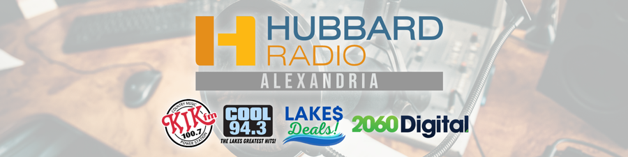 Hubbard Radio Alexandria: 100.7 KIK FM, Cool 94.3 & 2060 Digital