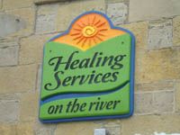 Healing Services sign