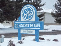 St. Vincent De Paul Sign
