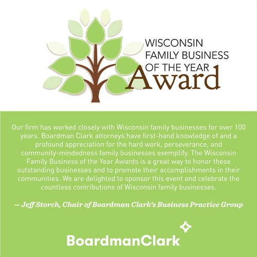Wisconsin Family Business of the Year Award