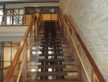 Indoor view of staircase