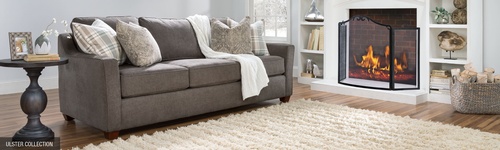 Living room furniture with fire place sold at Slumberland Furniture - Baraboo