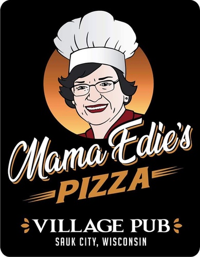 Mama Edie's Pizza logo for Village Pub