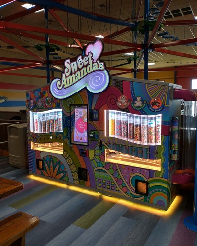 Sweet Amanda's candy station