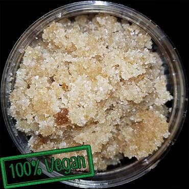 Handmade moisturizing sugar scrub! This is one of our favorite things to make... and use! We haven't changed our formulation since 2014... there hasn't been a need :) 