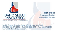Idaho Select Insurance LLC - Ben Mock