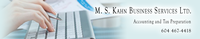 M.S. Kahn Business Services Ltd.