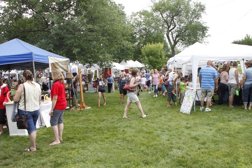 Art in the Park~Juried art show every July