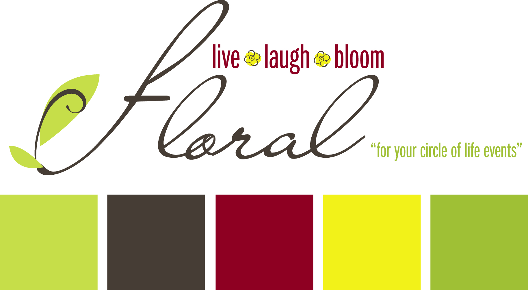 Live Laugh & Bloom Floral