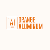 ORANGE ALUMINUM