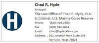 The Law Office of Chad R Hyde PLLC