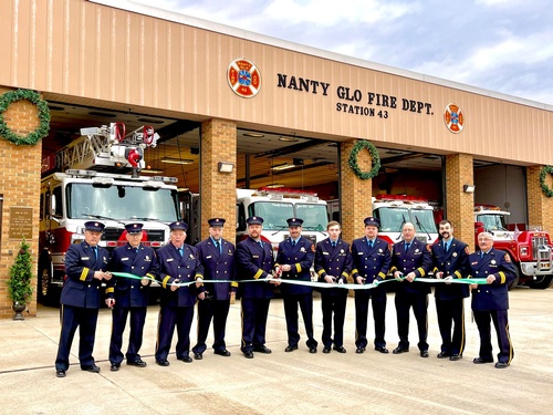 Ribbon-Cutting at Nanty Glo Fire Department for their renovated social hall
