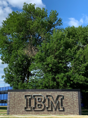Front IBM Sign