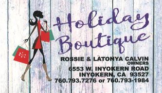 Holiday Boutique - Rossie Calvin