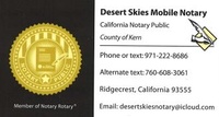 Desert Skies Mobile Notary 