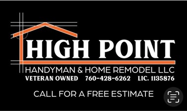 High Point Handyman & Home Remodel, LLC. Lic # 1135876