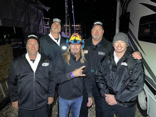 Backstage Concert Security - Brett Michaels